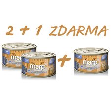 Marp Holistic Plus konzerva pre mačky – Tuniakové filety vo vývare 70g 2 + 1 ks ZADARMO