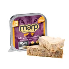 Marp Mix vanička pre psov jahňa+zelenina 16x100g (15 + 1 ZADARMO)