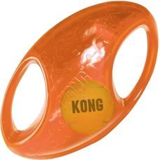 Kong Jumbler hračka pre psov gumová lopta rugby L/XL 18cm