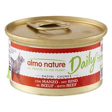 Almo Nature Daily Menu - Kúsky s hovädzím 85g