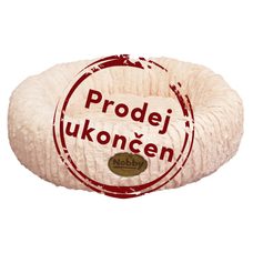 Nobby Nova donut plyšový pelech lososová 45cm ZĽAVA 10% VÝPREDAJ