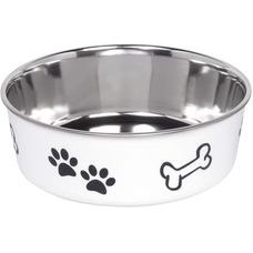 Nobby Fusion nerez miska s plast. opláštením 20cm 1,8l - biela