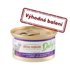 Almo Nature Daily Menu - Pena s králikom 85g výhodné balenie 24ks