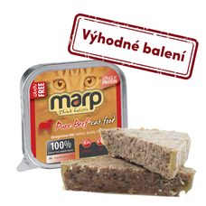 Marp Beef vanička pre mačky s hovädzím 16x100g