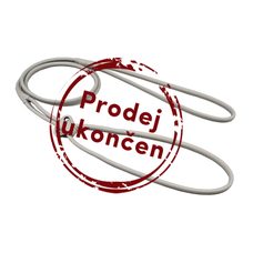 Predvádzacie vodítko zo šitej guľatej kože - Sivá