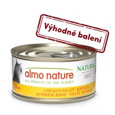 Almo Nature HFC Natural - Kurací filet 70g výhodné balenie 24ks