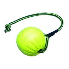 BAFPET Loptička FOAM so šnúrkou - Žltá