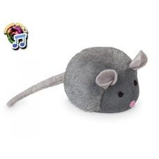 Nobby  plyšová myš so špeciálnym zvukom 15cm 1ks