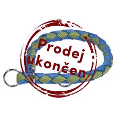 Nobby CORDA polosťahovací okrúhly obojok L-XL zelená