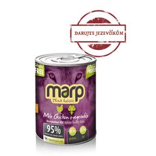 Marp Mix konzerva pre psov kura+zelenina 400g 1+1 (ÚTULOK JVN)