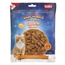 Nobby StarSnack Cat Crushy Cheese chrumkavé vankúšiky so syrom 125g