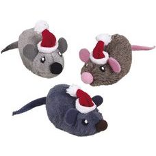 Nobby ToyBox Vianočné myšky Matatabi 8 cm