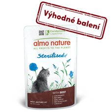 Almo Nature Holistic Sterilised s hovädzím 70g výhodné balenie 30ks