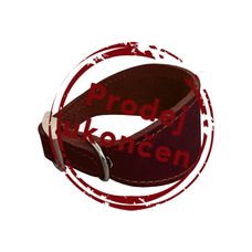 Kožený obojek VIPET - Hnědá