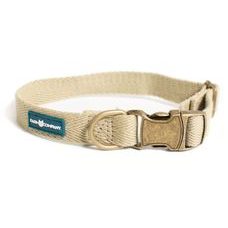 Farm Company ekologicky šetrný obojok pre psov zo sójových vlákien 2cm/28-40cm krémová biela