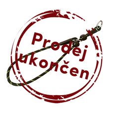 Obojok polosťahovací - lano - Čierno-zelená