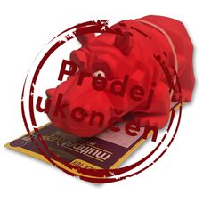 Hračka Multipet Origami Pals chrochtajúci hroch latex 20,5 cm