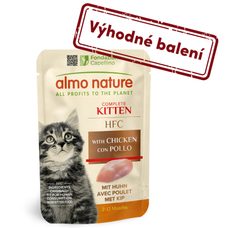 Almo Nature HFC Kitten - s kuracím 55g výhodné balenie 24 ks