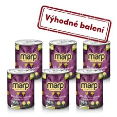 Marp Mix konzerva pre psov kura+zelenina 6x400g