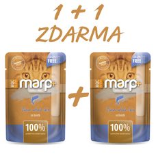 Marp Holistic Plus kapsička pre mačky - Tuniakové filety vo vývare 55g 1 + 1 ks ZADARMO