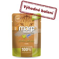 Marp Holistic Plus kapsička pre mačky - Kura s tuniakom v želé 24x55g