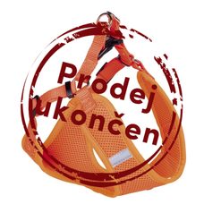 Nobby hrudný postroj L neon oranžová ZĽAVA 10% VÝPREDAJ