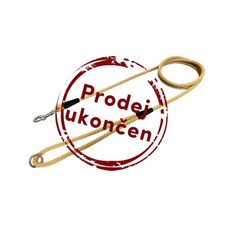 BAFPET Vodítko lano, ŠPIRÁLA JEDNOFAREBNÁ - Biela