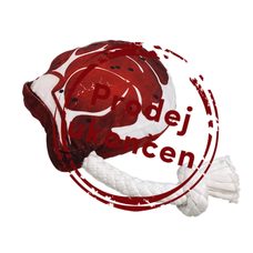 Nobby Classic hračka Steak s lanom plyš 25 cm 1 ks