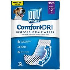 OUT! jednorazové plienky pre psích samcov XS/S