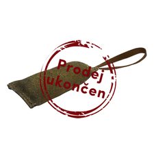 Kožený pešek LEDER - Hnědá