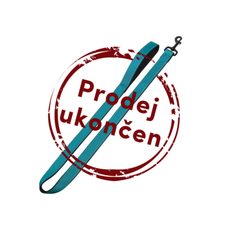 Nobby Classic Reflect Soft vodítko neoprén 120cm / 15-20mm tyrkysová