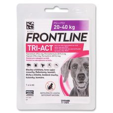 Frontline TRI-ACT spot-on pre psov L (1x4ml) 20-40kg