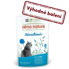 Almo Nature Holistic Sterilised - Treska 70g výhodné balenie 30ks