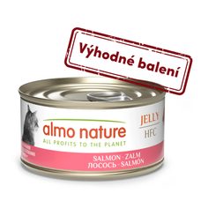 Almo Nature HFC Jelly - Losos 70g výhodné balenie 24ks