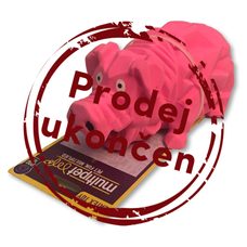 Hračka Multipet Origami Pals chrochtajúce prasa latex 20,5 cm