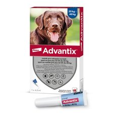 Advantix Spot On pre psov 25 - 40kg (4ml) EXP 2/2026 ZĽAVA 20%