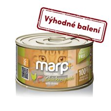 Marp Holistic Plus konzerva pre mačky – Kuracie paté s krevetami 24x70g