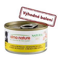 Almo Nature HFC Natural - Kuracie stehná 95g výhodné balenie 24ks
