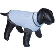 Nobby psie sveter BERAK modrá pletený vzor 48cm
