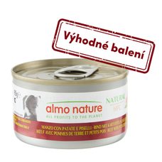 Almo Nature HFC Natural - Hovädzie so zemiakmi a hráškom 95g výhodné balenie 24ks