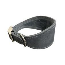 Kožený obojek VIPET - Šedá