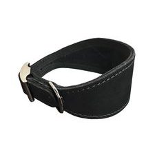 Kožený obojok VIPET - Čierna