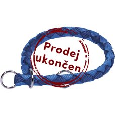 Nobby CORDA polosťahovací okrúhly obojok L modrá