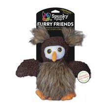 Spunky Pup Sova s pískacou loptičkou 20cm
