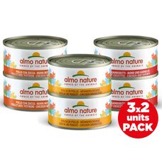 Almo Nature HFC Cats - Multipack s kuraťom 6x70g