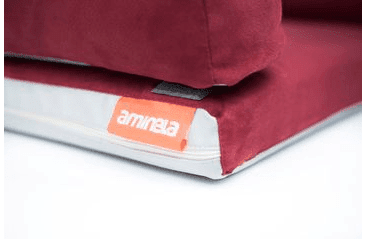 AMINELA PELECH S OKRAJOM 100X70CM HALF AND HALF ČERVENÁ/SVETLO SIVÁ