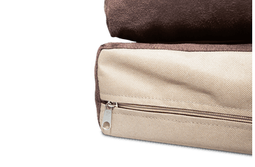 AMINELA  PELECH S OKRAJOM 100X70CM HALF AND HALF HNEDÁ / BÉŽOVÁ