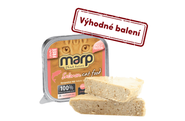 Marp Salmon vanička pre mačky s lososom 16x100g vanička pro kočky s lososem 16x100g