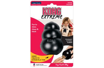 KONG HRAČKA EXTREME GUMA L ČIERNA