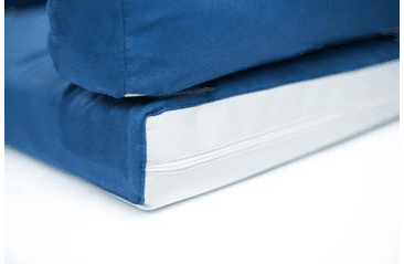 AMINELA PELECH S OKRAJOM 120X80CM HALF AND HALF MODRÁ/SVETLO SIVÁ